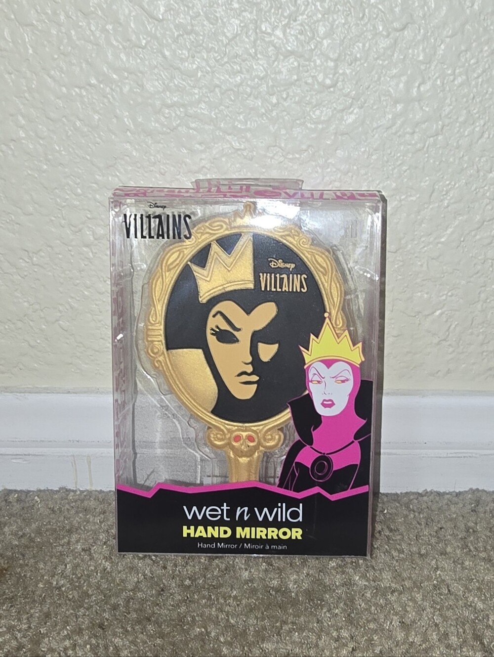 wet n wild Gold & Black Disney Villains Evil Queen Hand Mirror